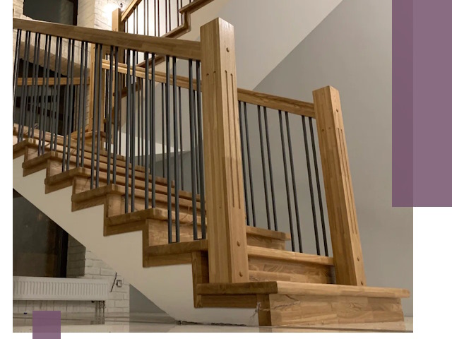 Реставрация деревянных и металлических лестниц в Асбесте