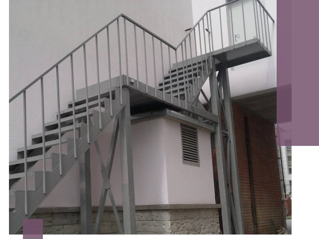 Монтаж пожарных лестниц под ключ в Асбесте с гарантией качества