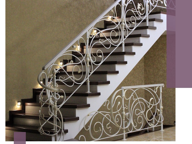 Кованые лестницы под ключ в Асбесте — изготовление и монтаж