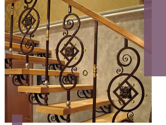 Изготовление кованых лестниц под ключ в Асбесте