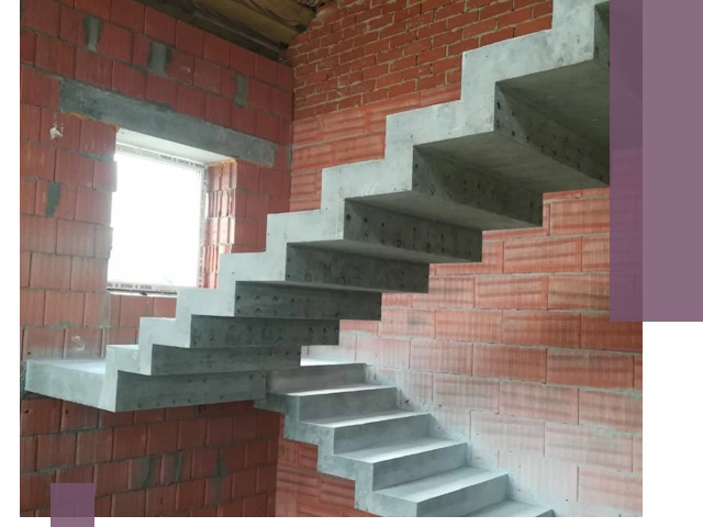 Бетонные лестницы под ключ в Асбесте: монтаж, демонтаж, ремонт