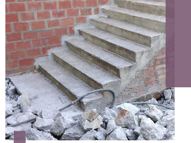 Демонтаж бетонных лестниц в Асбесте: быстро и безопасно