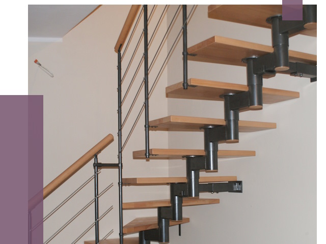 Изготовление модульных лестниц в Асбесте от 11370 руб. 