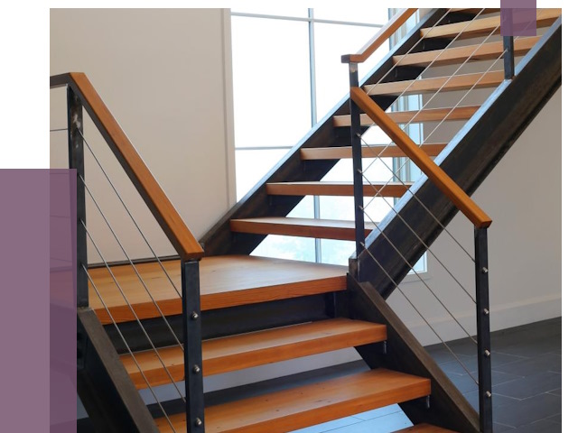 Изготовление лестниц на металлокаркасе в Асбесте от 18698 руб. | ПРОЛЁТ-Сбс
