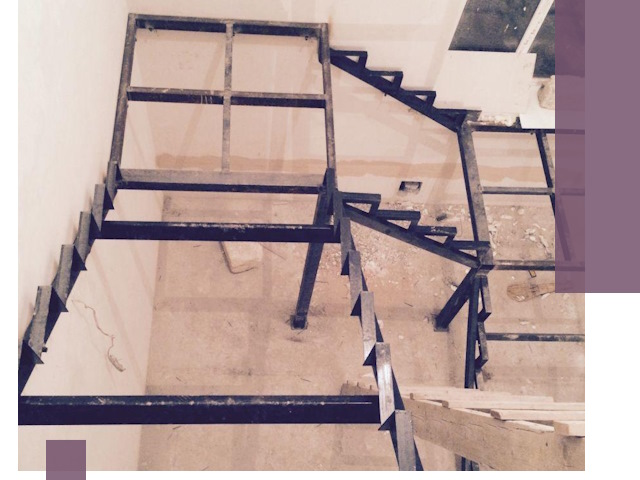 Монтаж лестниц на металлокаркасе в Асбесте быстро и качественно