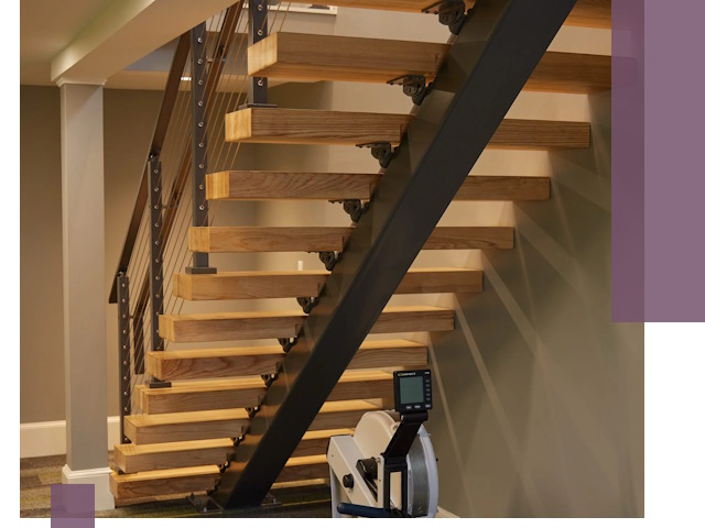 Лестницы на монокосоурах под ключ в Асбесте - изготовление и монтаж