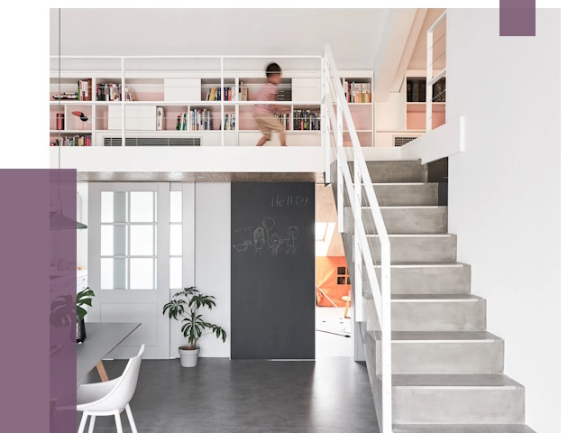 Лестницы для двухуровневой квартиры в Асбесте от 174346 руб. | ПРОЛЁТ-Сбс