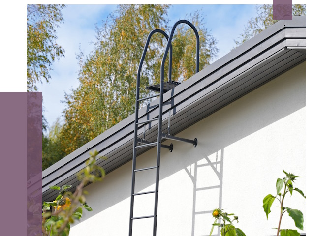 Лестницы на крышу в Асбесте от 18900 руб. — монтаж и монтаж ПРОЛЁТ-Сбс