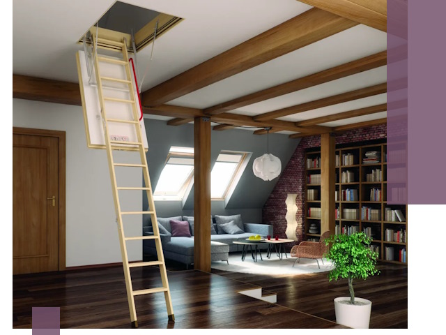 Чердачные лестницы под ключ в Асбесте: изготовление и монтаж