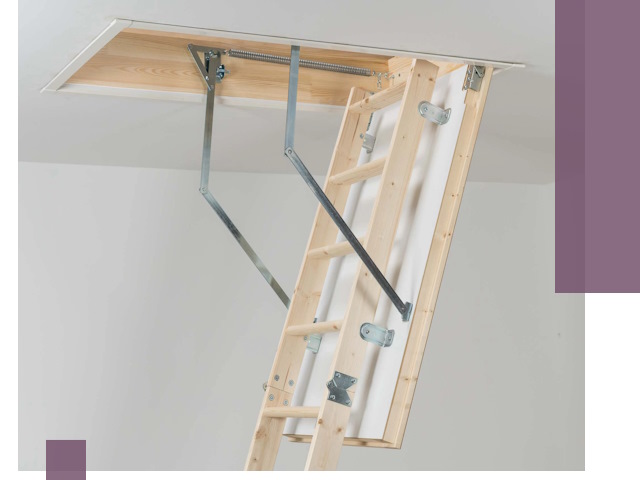 Установка чердачной лестницы под ключ в Асбесте