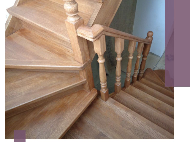 Дубовые лестницы под ключ в Асбесте: изготовление и монтаж