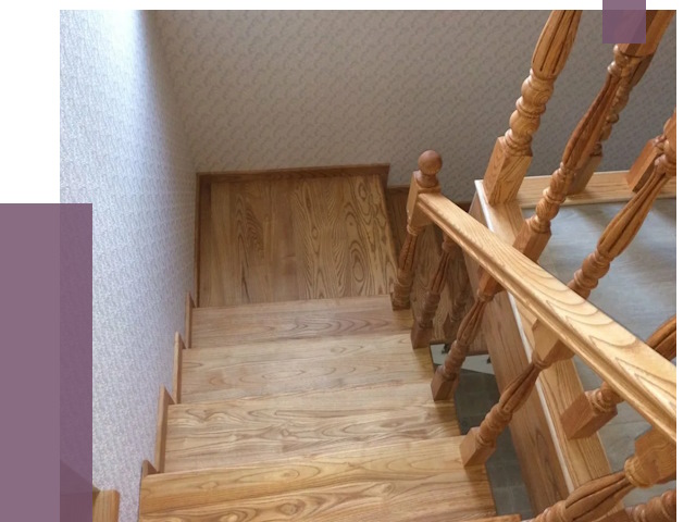 Сосновые лестницы в Асбесте под ключ от 7985 руб.  | ПРОЛЁТ-Сбс