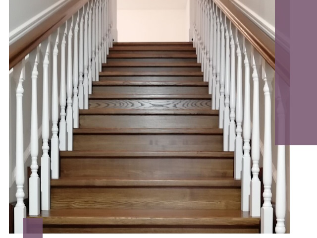 Лестницы из ясеня на заказ в Асбесте — изготовление и монтаж