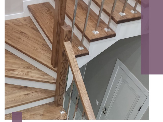 Обшивка металлических лестниц под ключ в Асбесте