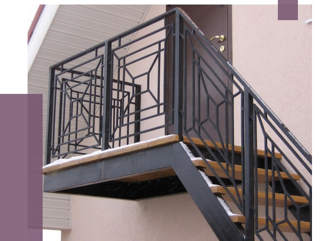 Металлические перила в Асбесте от 4245 руб.  | ПРОЛЁТ-Сбс