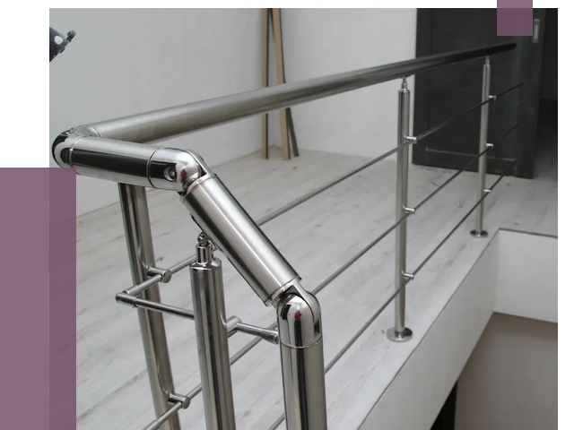 Перила из нержавеющей стали в Асбесте от 8894 руб. под ключ | ПРОЛЁТ-Сбс