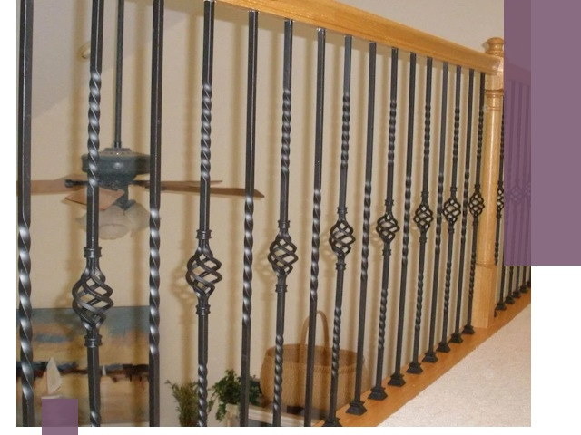 Изготовление и монтаж кованных перил в Асбесте под ключ