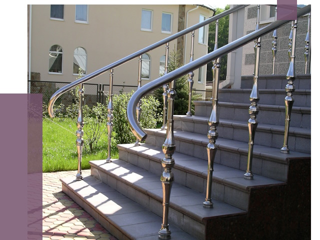 Перила для крыльца в Асбесте от 10612 руб. — монтаж ПРОЛЁТ-Сбс