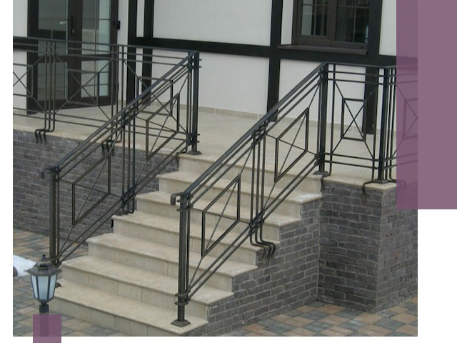 Перила для крыльца в Асбесте — монтаж, изготовление и установка