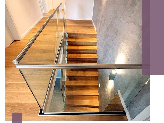 Перила для лестницы в доме — изготовление и монтаж в Асбесте