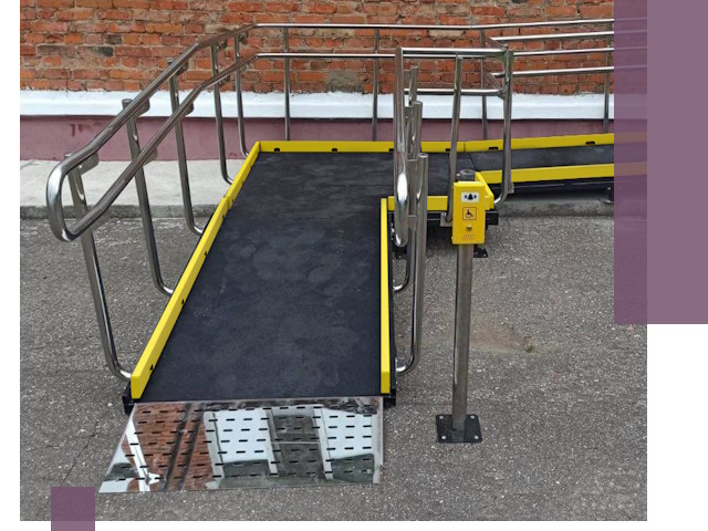 Изготовление наклонных пандусов для инвалидов в Асбесте