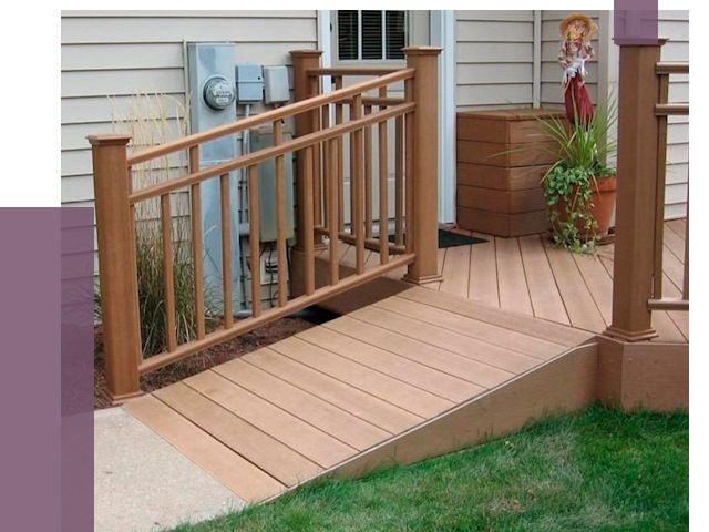 Пандус на крыльцо в Асбесте под ключ от 7681 руб.