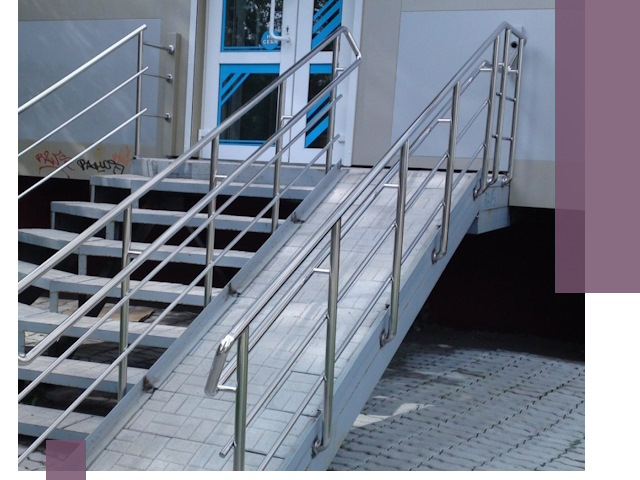 Пандус на крыльцо под ключ в Асбесте: монтаж и изготовление