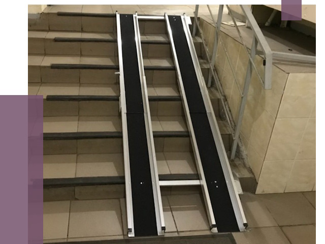 Установка пандуса в подъезд в Асбесте от 7883 руб. под ключ | ПРОЛЁТ-Сбс