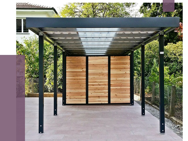 Отдельно стоящие навесы во дворе в Асбесте от 79340 руб. | ПРОЛЁТ-Сбс