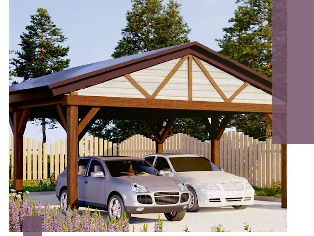 Навесы для автомобиля в Асбесте — изготовление и монтаж