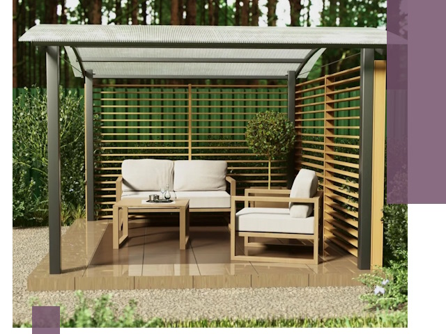 Навесы для дачи в Асбесте: изготовление, монтаж и демонтаж