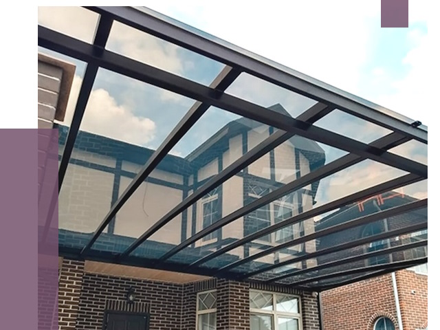 Навесы из поликарбоната в Асбесте от 8510 руб. под ключ — ПРОЛЁТ-Сбс