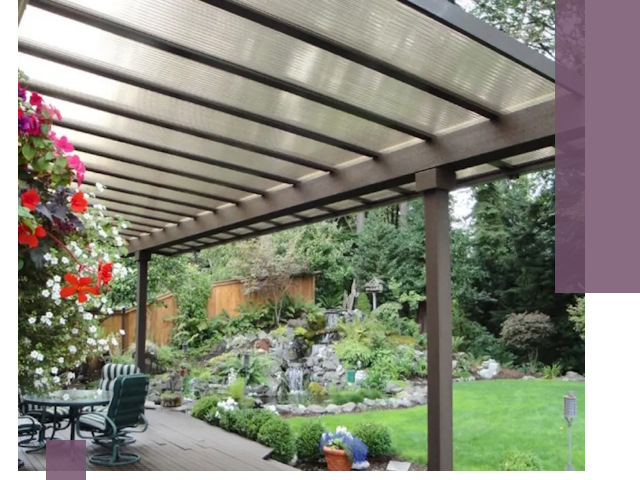 Навесы из поликарбоната под ключ в Асбесте быстро и надёжно