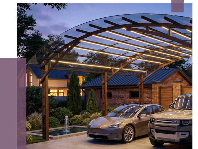 Металлические навесы в Асбесте от 12533 руб. под ключ — ПРОЛЁТ-Сбс