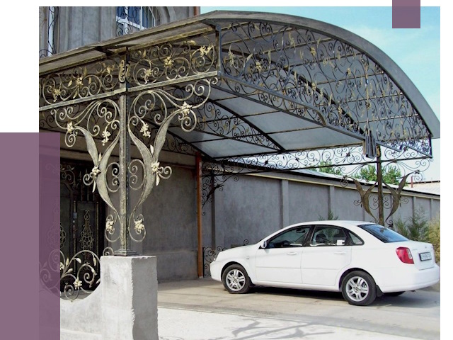 Кованые навесы в Асбесте от 14402 руб. | ПРОЛЁТ-Сбс