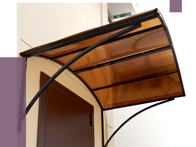 Недорогие козырьки в Асбесте от 7499 руб.  | ПРОЛЁТ-Сбс