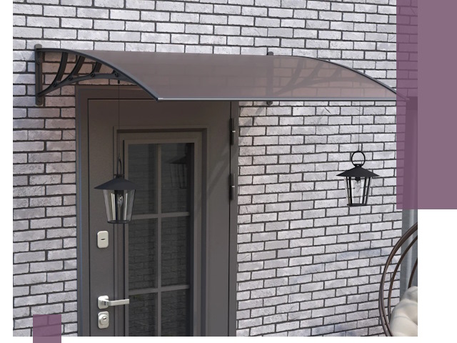 Недорогие козырьки и навесы под ключ в Асбесте