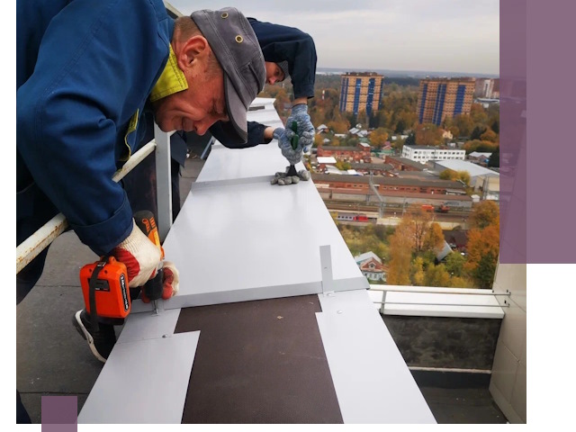 Монтаж парапетов в Асбесте — установка прочных металлических ограждений