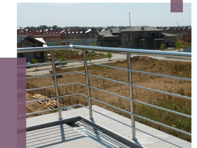 Парапеты из нержавеющей стали в Асбесте от 7883 руб. за м² | ПРОЛЁТ-Сбс