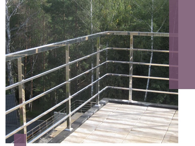 Парапеты из нержавеющей стали в Асбесте — изготовление и монтаж