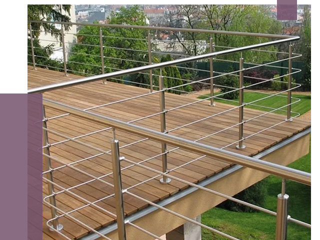 Алюминиевые парапеты в Асбесте под ключ от 7681 руб. 