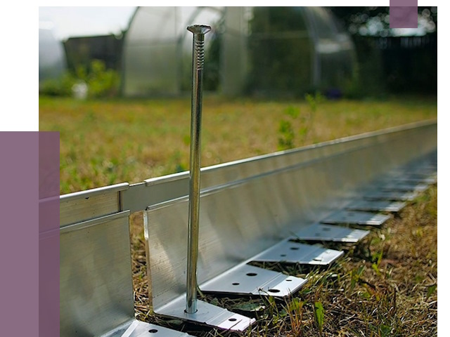 Металлические бордюры для газона в Асбесте от 4245 руб. | ПРОЛЁТ-Сбс