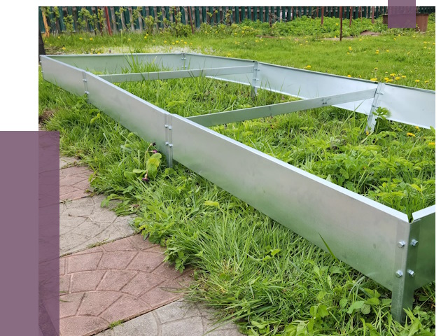 Металлические бордюры для грядок в Асбесте от 1769 руб.