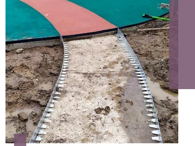 Металлические бордюры для дорожек в Асбесте — монтаж и изготовление