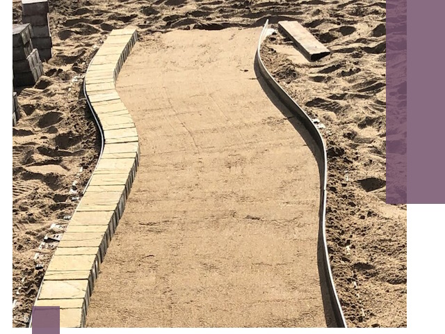 Металлические бордюры для тротуаров в Асбесте — прочные и долговечные