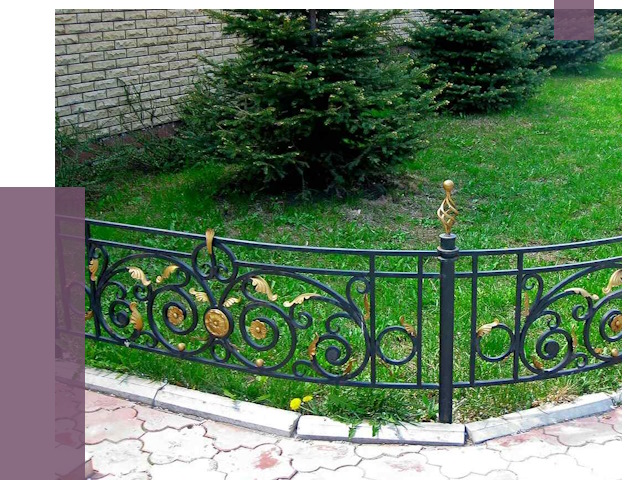Кованые газонные ограждения в Асбесте от 7530 руб. — ПРОЛЁТ-Сбс