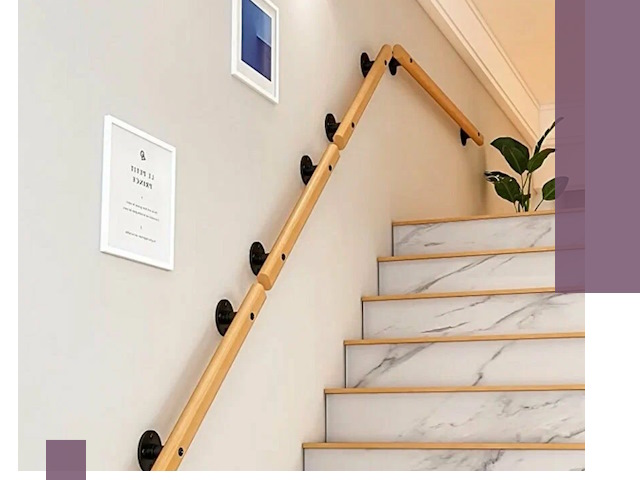 Поручни металлические и деревянные под ключ в Асбесте